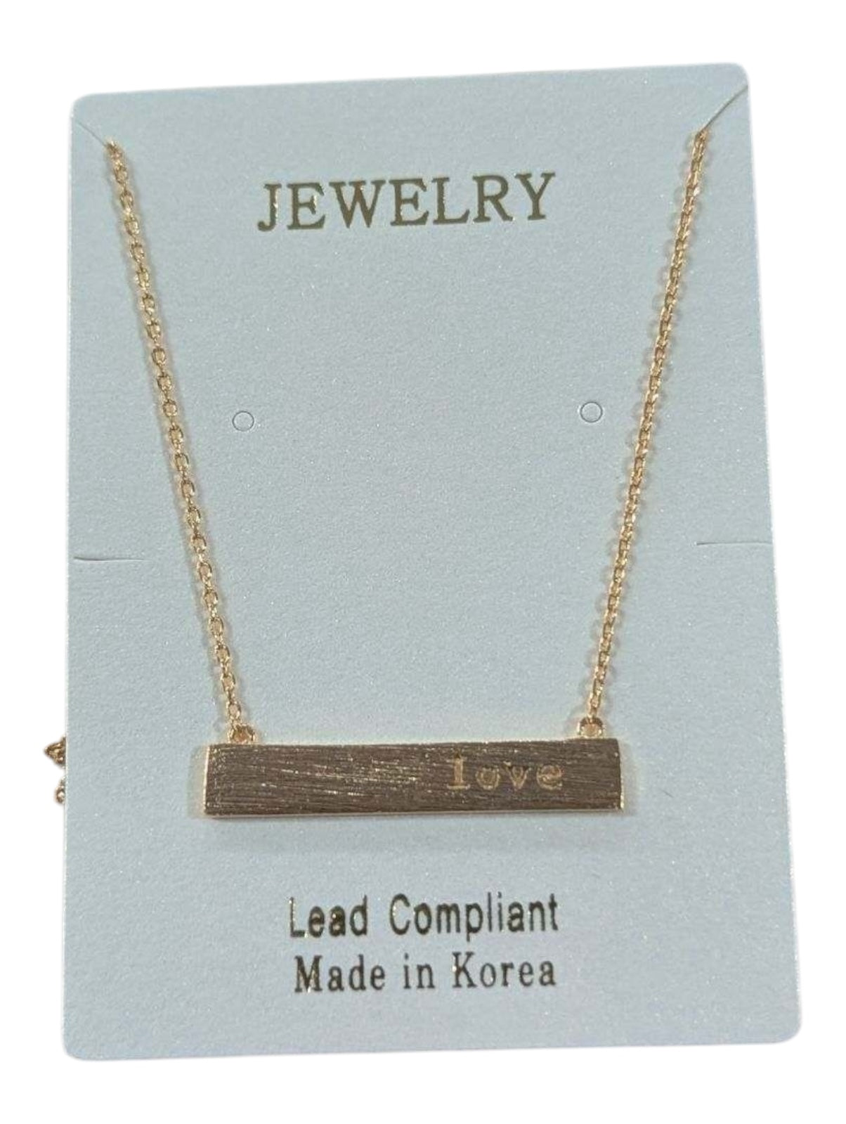 Jewely Gold Bar Necklace