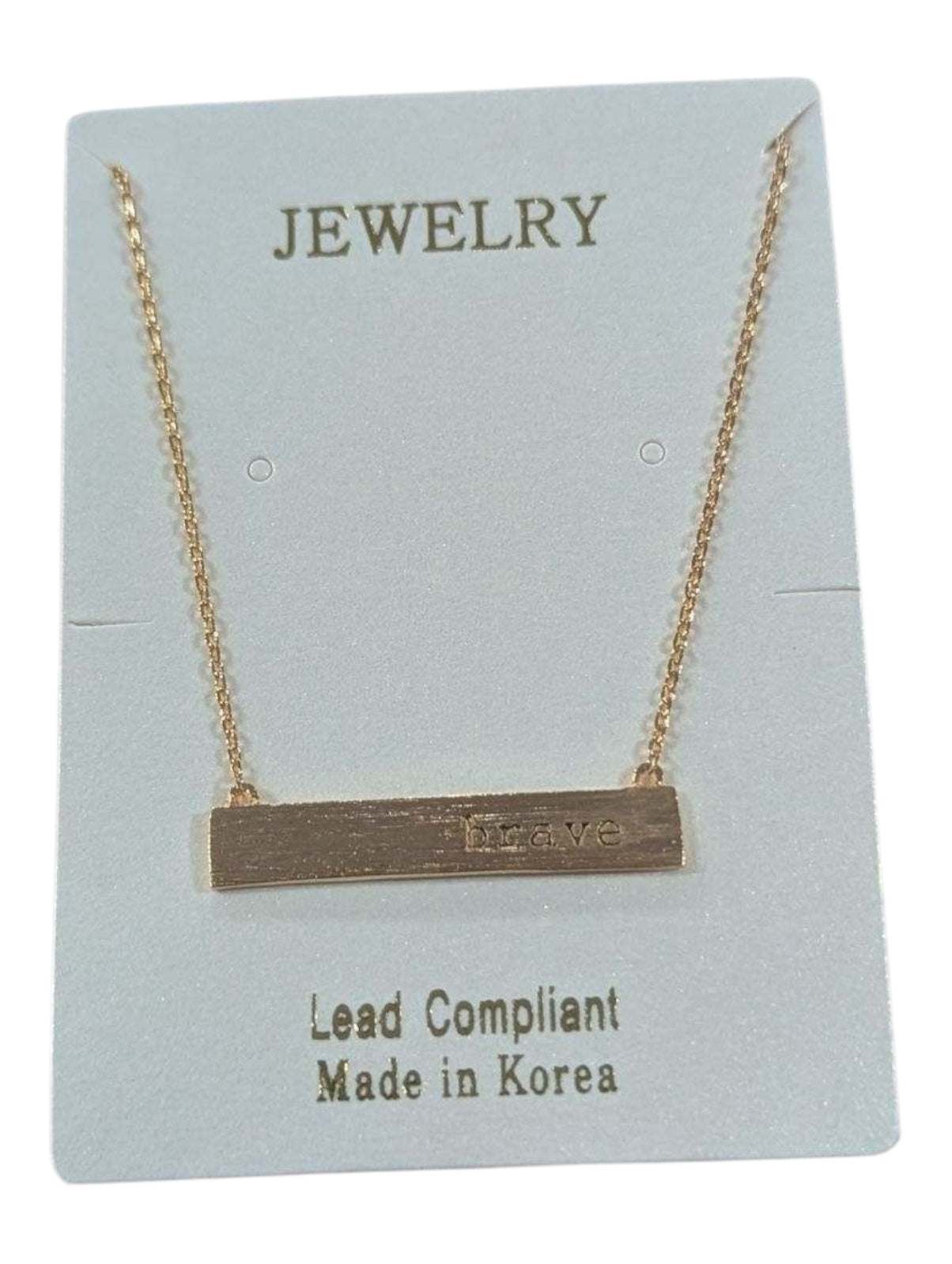 Jewely Gold Bar Necklace