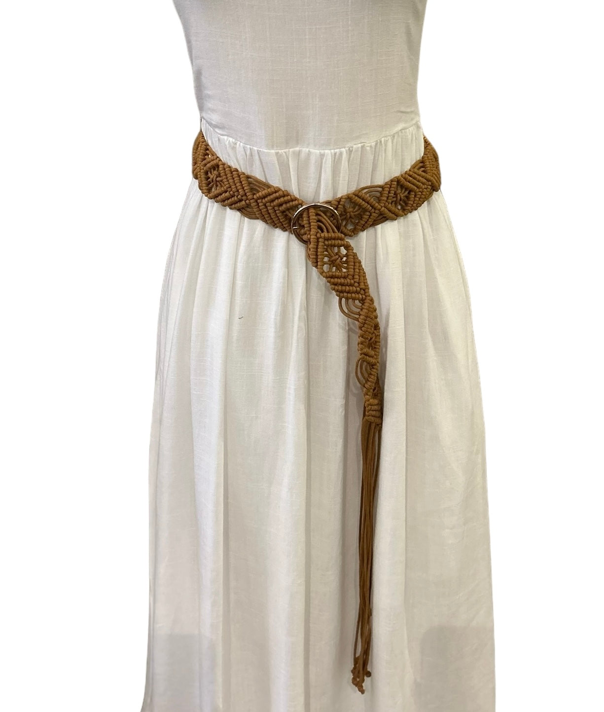 Ellison Gold Buckle Braided Belt TH-0480-6