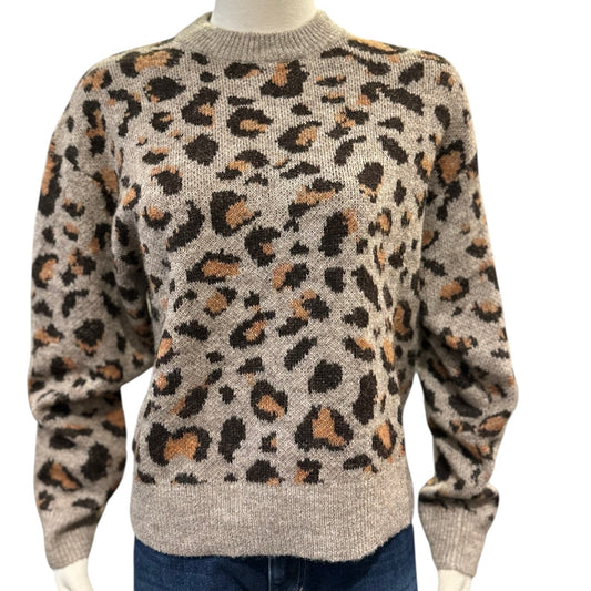 Leopard Knit Sweater