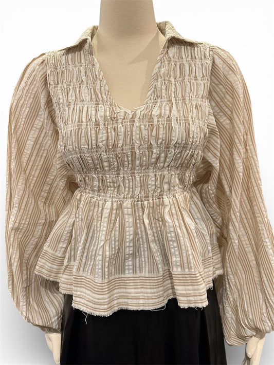 Ellery Smocked Top