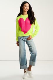 Lisa Todd Amore Mio Heart Sweater