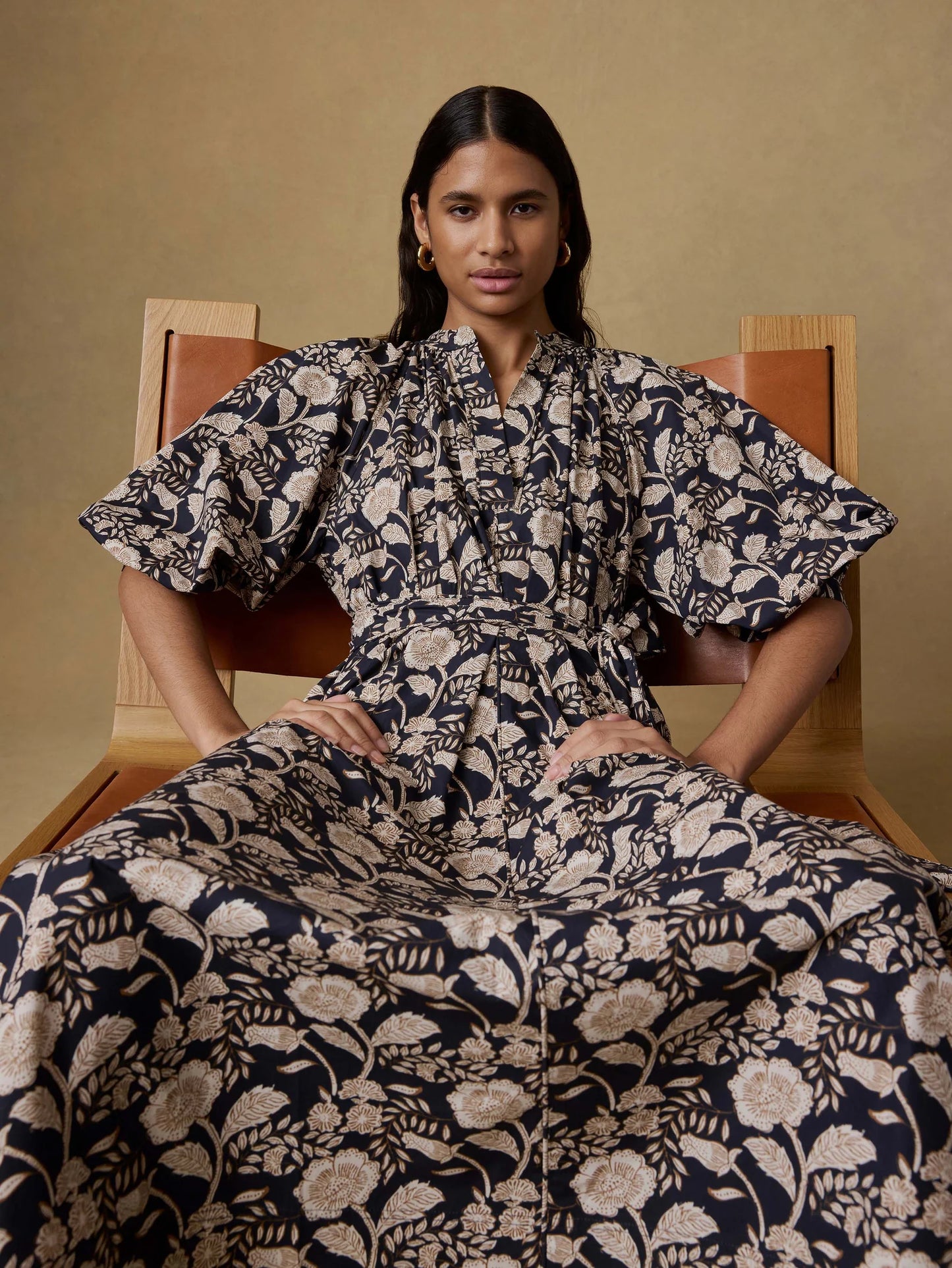 Faherty Coastal Poplin Kaia Dress