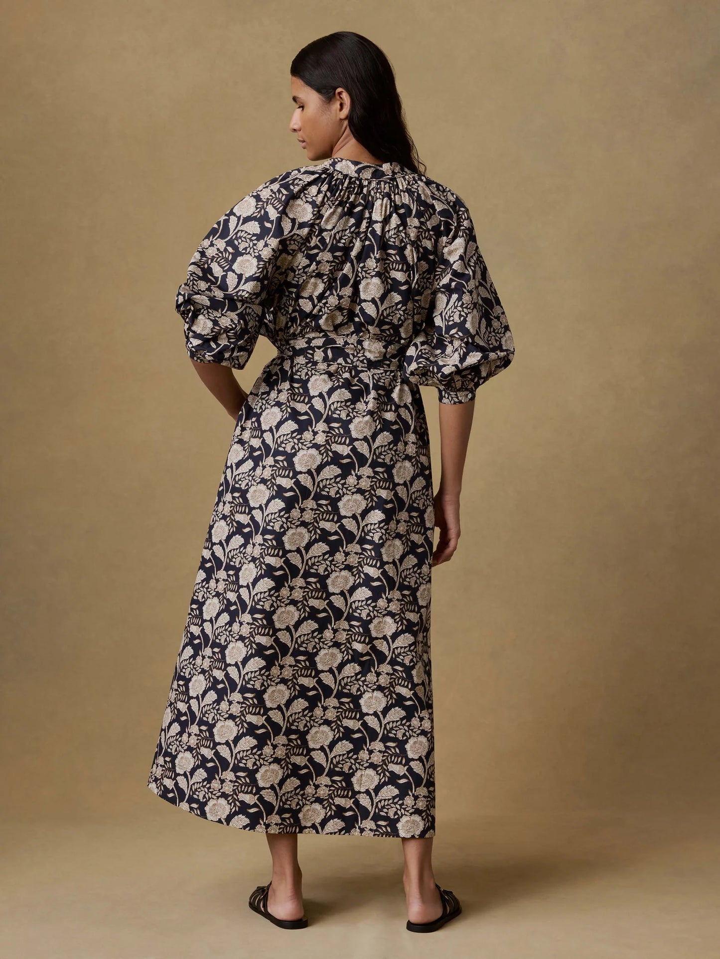 Faherty Coastal Poplin Kaia Dress