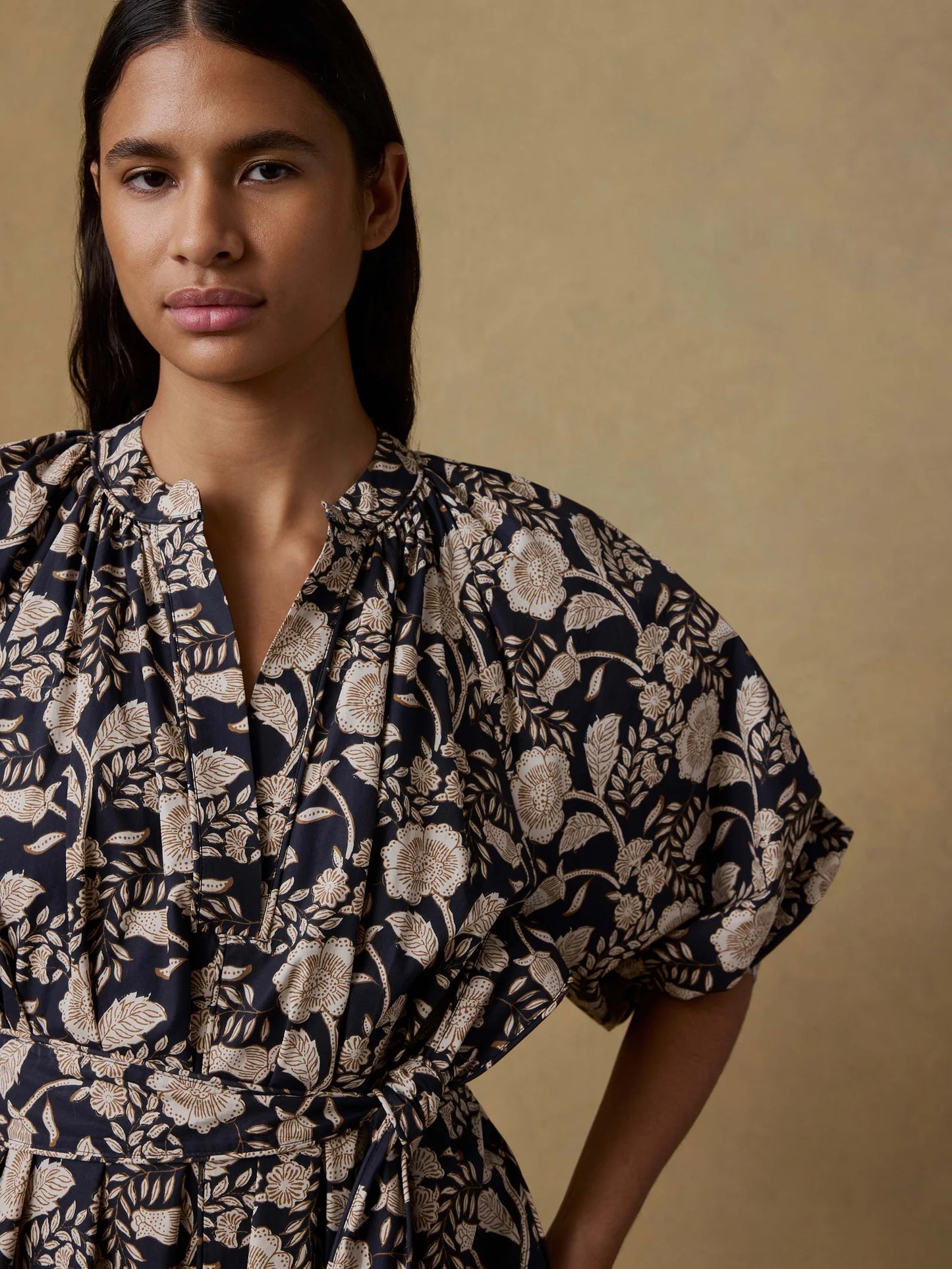 Faherty Coastal Poplin Kaia Dress
