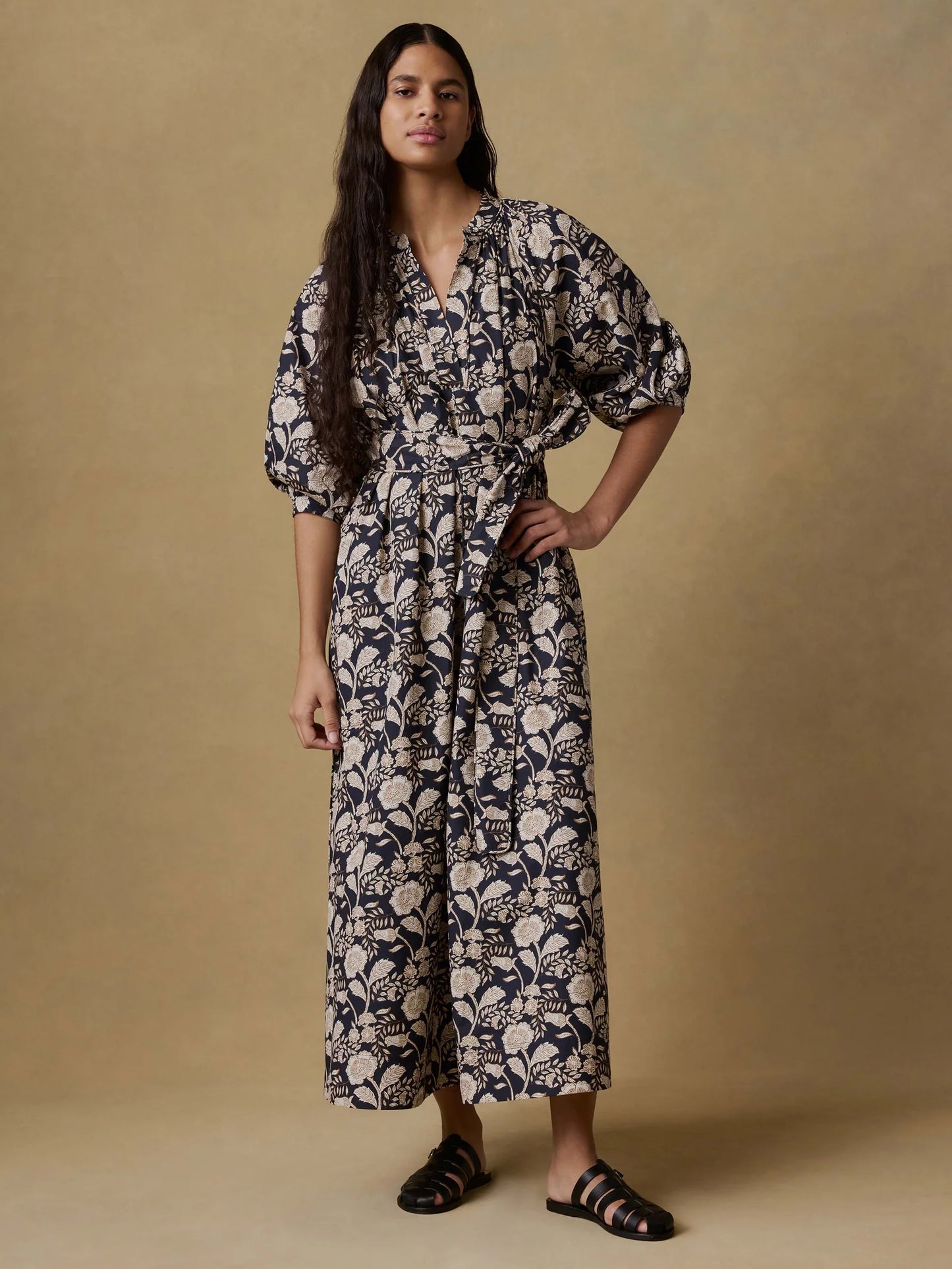 Faherty Coastal Poplin Kaia Dress