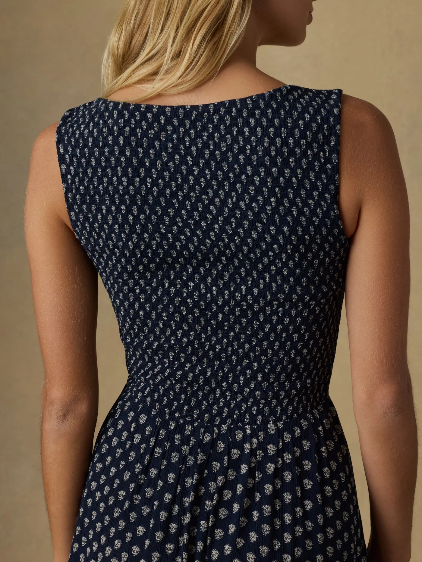 Faherty Sophia Smocked Dress