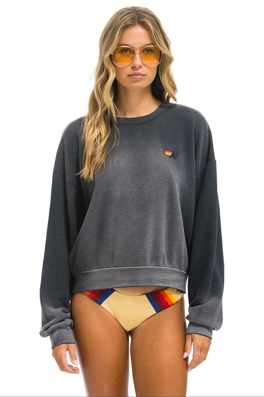 Aviator Nation Essential Relaxed Crew Sweatshirt