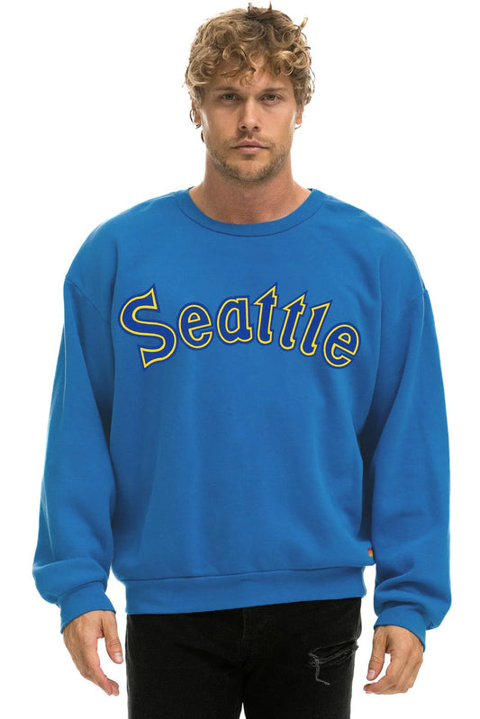 Aviator Nation Seattle Mariners Crew Sweatshirt