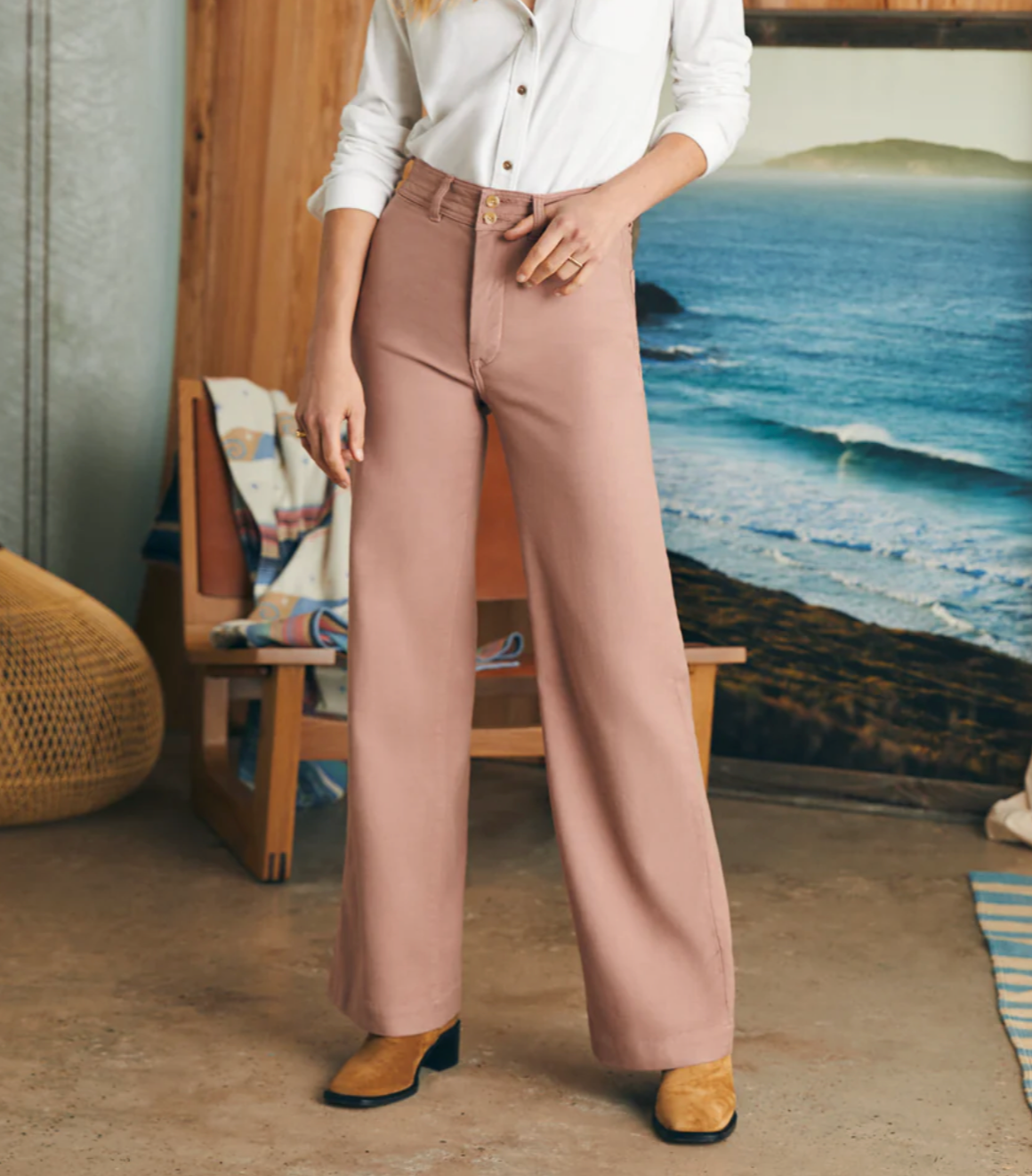 Faherty - Stretch Terry Harbor Pant