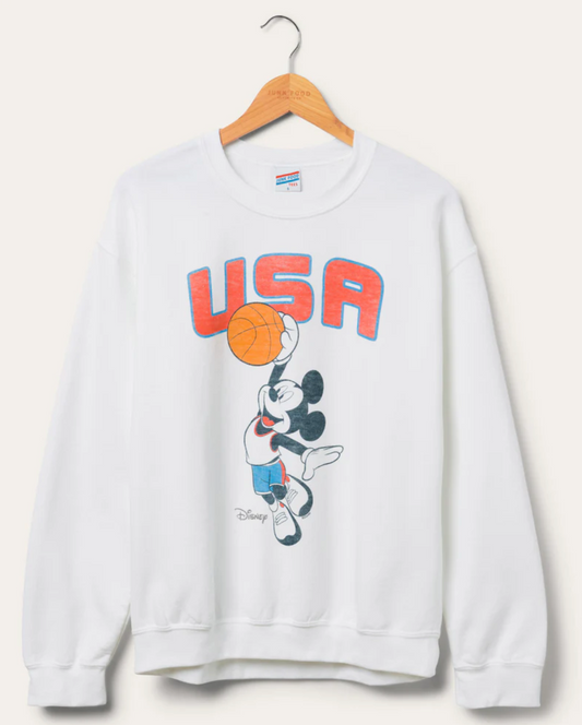 Junk Food Mickey Basketball Pullover