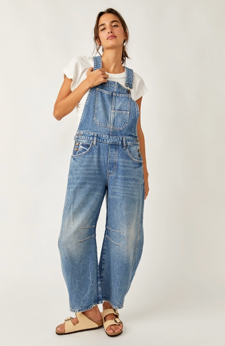 Free People Good Luck Overall