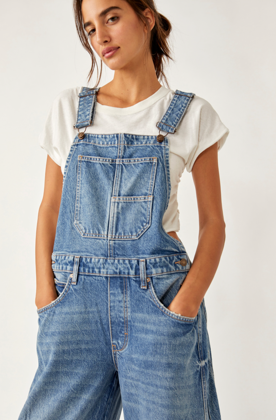 Free People Good Luck Overall