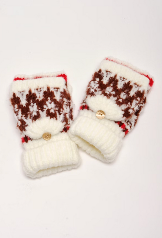 Free People First Frost Fairisle Gloves