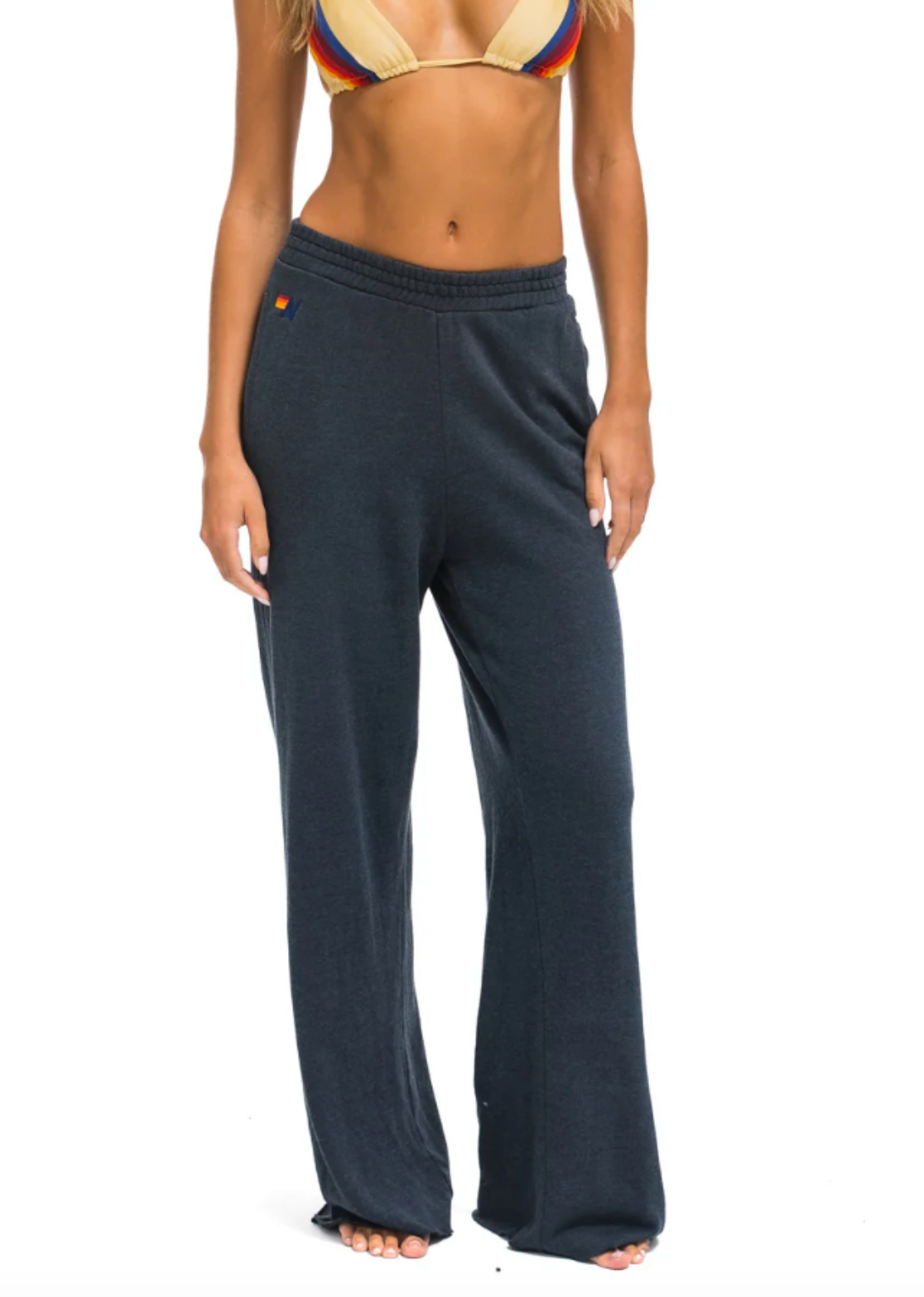 Aviator Nation Wide Leg - Womens Pocket Sweatpants