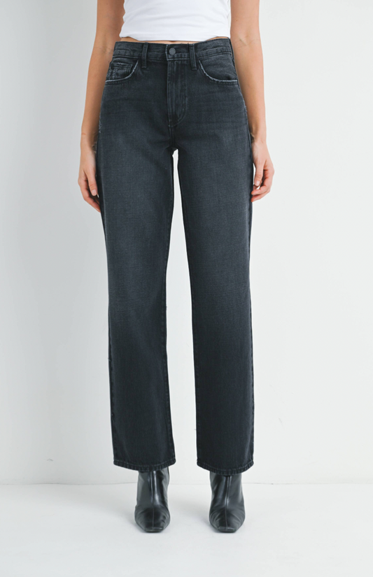 Just Black Denim Relaxed Straight Jean