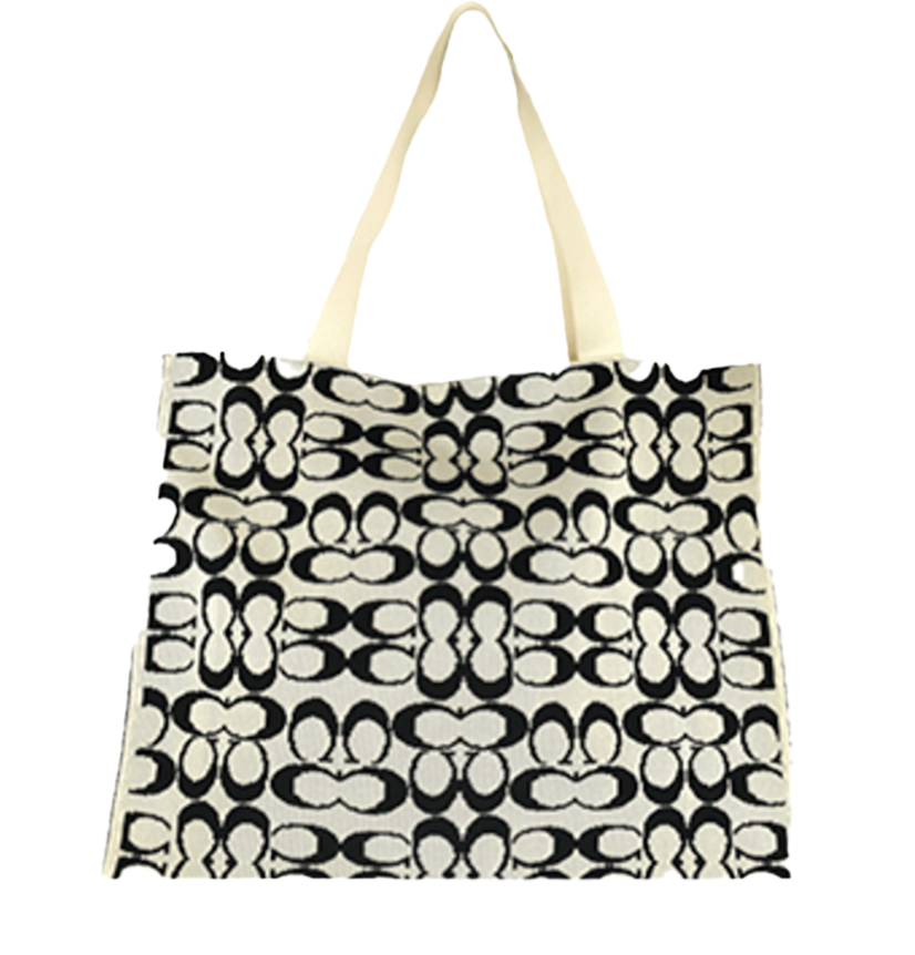 Double Round Tote Bag