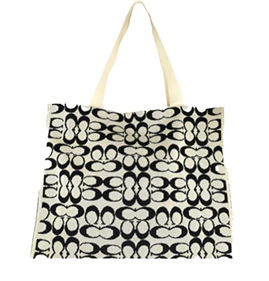 Double Round Tote Bag