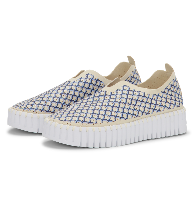 Ilse Jacobsen Platform Pattern Tulip Shoe