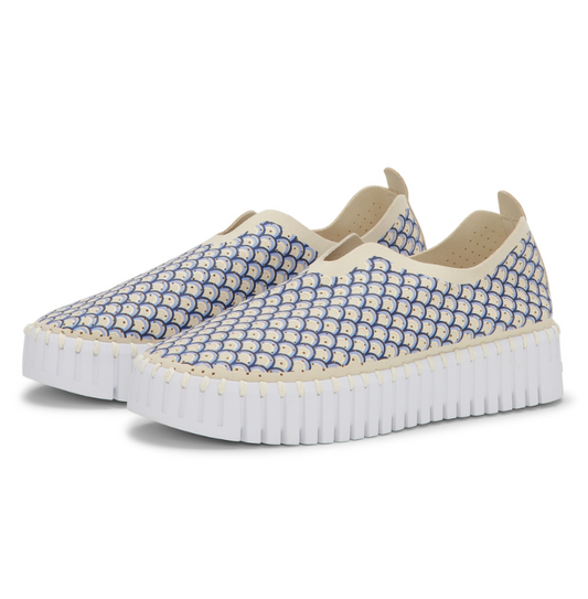 Ilse Jacobsen Platform Pattern Tulip Shoe