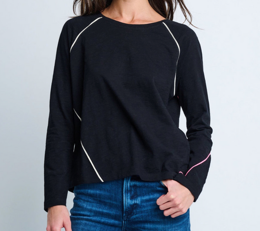 LISA TODD Piping Hot Tee