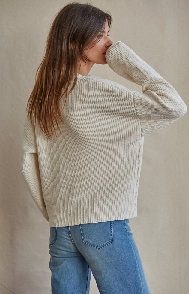 By Together Knit Sweater V-neck Cardigan