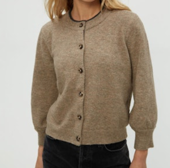 Michael Stars Parson Crew Neck Cardi