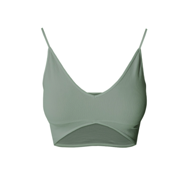 Nikibiki Ribbed Triangle Bralette