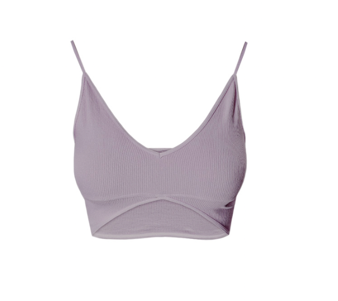 Nikibiki Ribbed Triangle Bralette