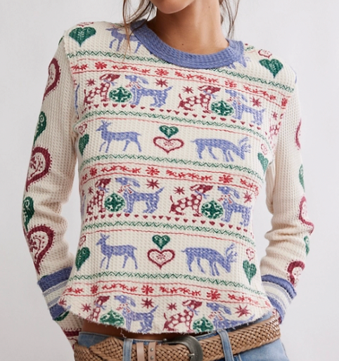 Free People Blissful Layering Tee