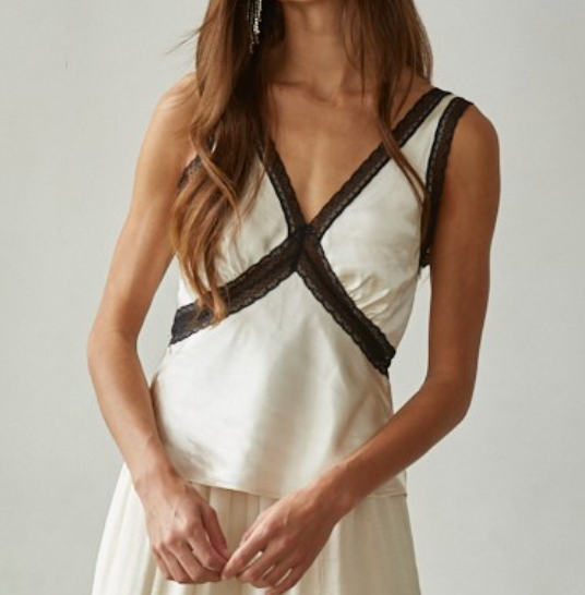 by Together My Darling Contrast Lace Top