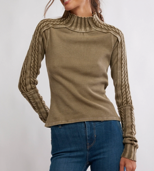 Free People WTF Breezy Swit Top