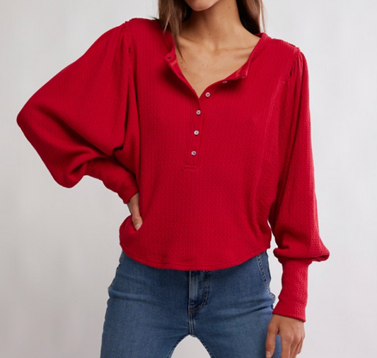 Free People Quinn Knit Thermal