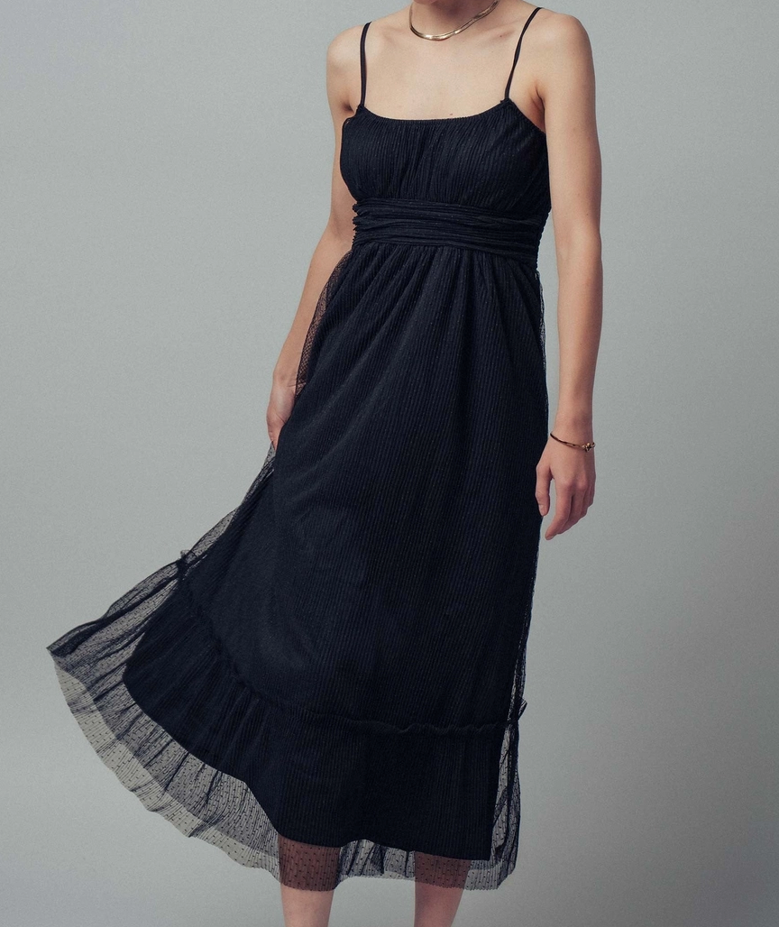 Glam Holiday Dot Dress