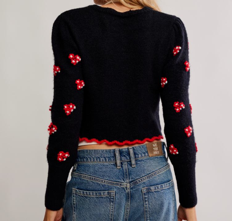 Free People Nonna Knit Cardi