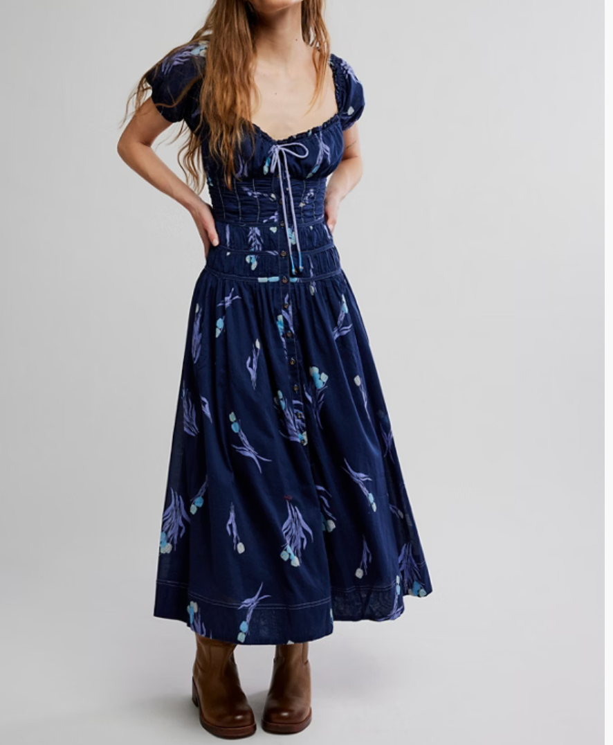 Free People Complete Me Midi Dress