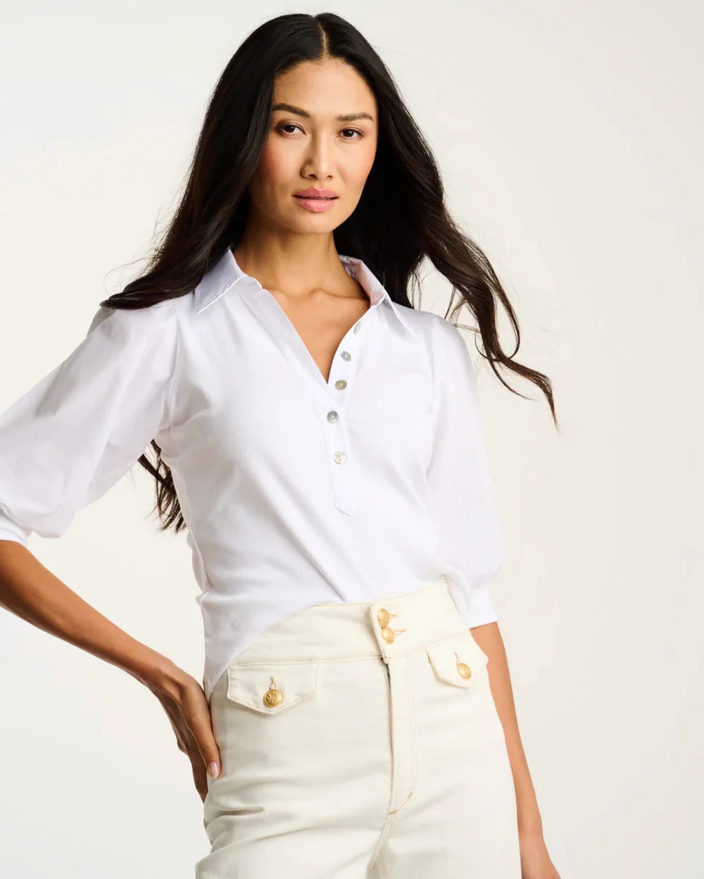 Lisa Todd Pure Rib Collet Top