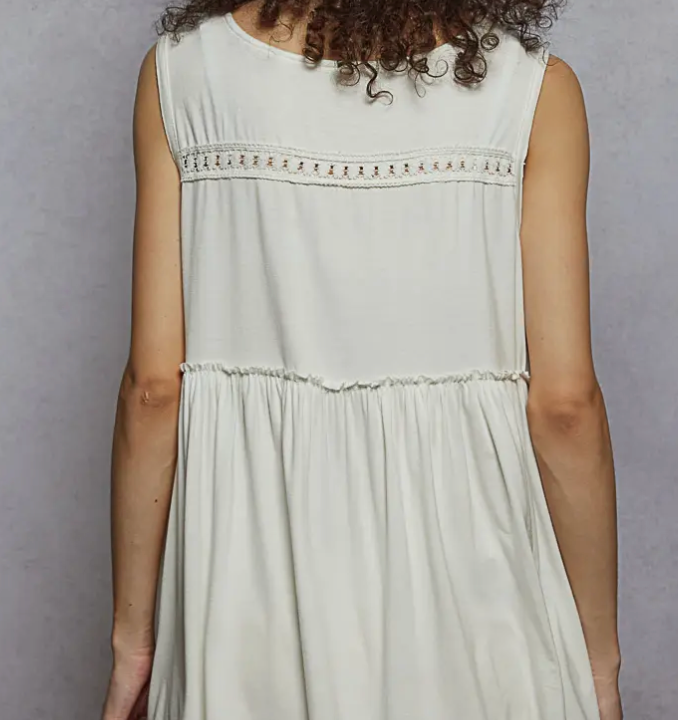 Pol Babydoll Vneck Tank