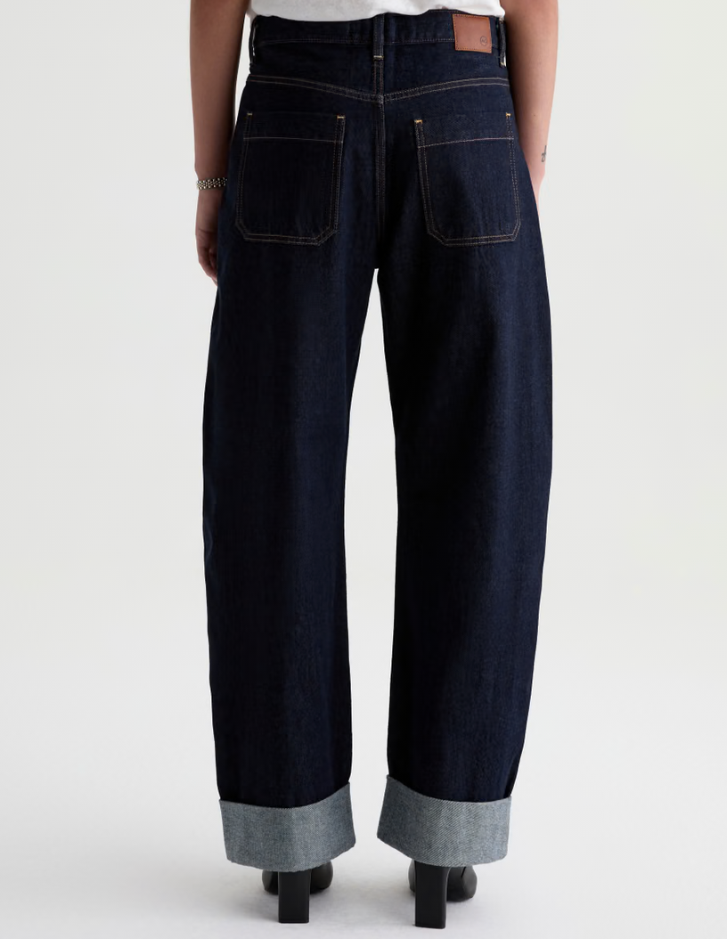 AG Mercer High-Rise Relaxed Barrel Jean