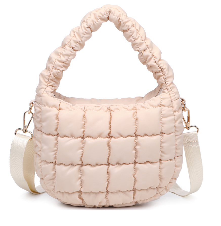 Nylon Puffy Crossbody Bag