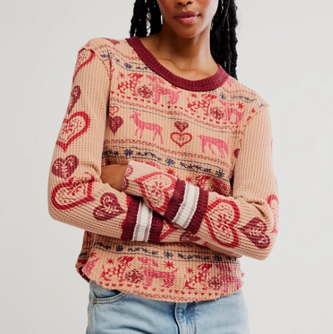 Free People Blissful Layering Tee