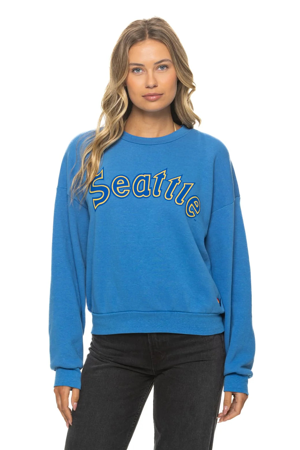 Aviator Nation Seattle Mariners Crew Sweatshirt