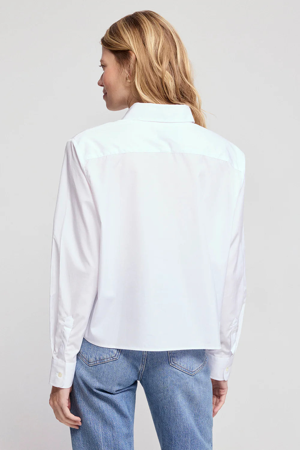 The Shirt Longsleeve Boxy Crop Shirt
