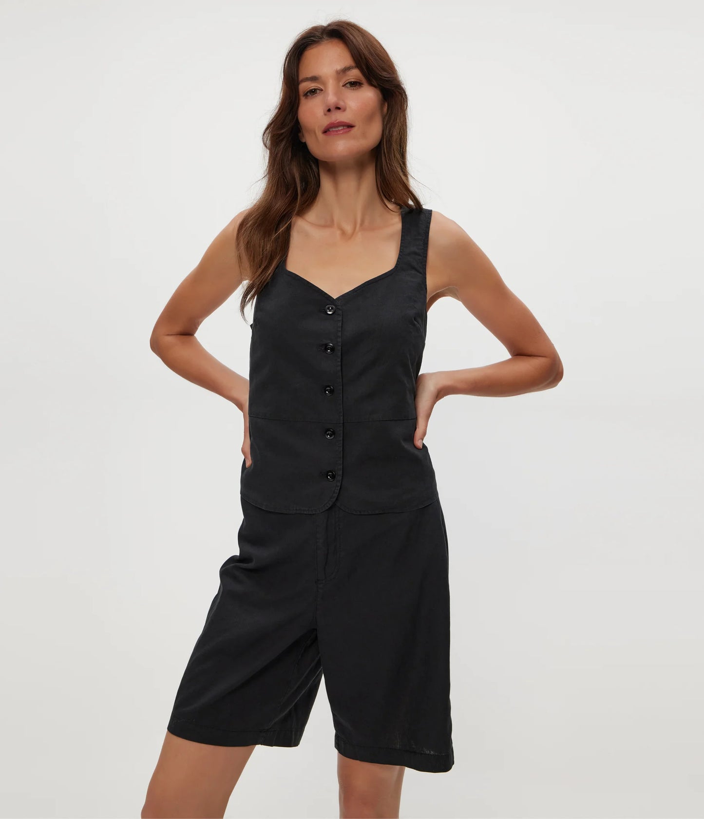 Michael Stars Honey Button Up Vest