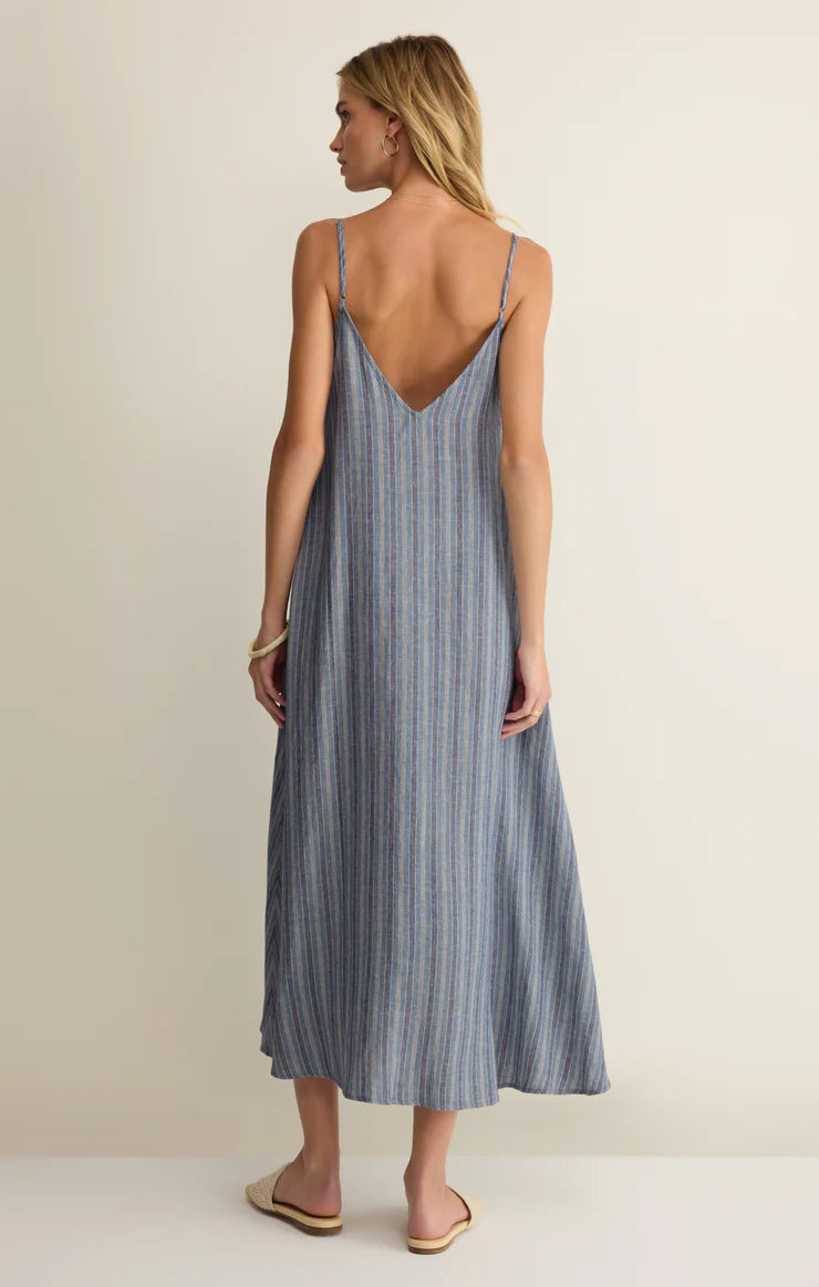 Zsupply Sandcomber Striped Midi Dress