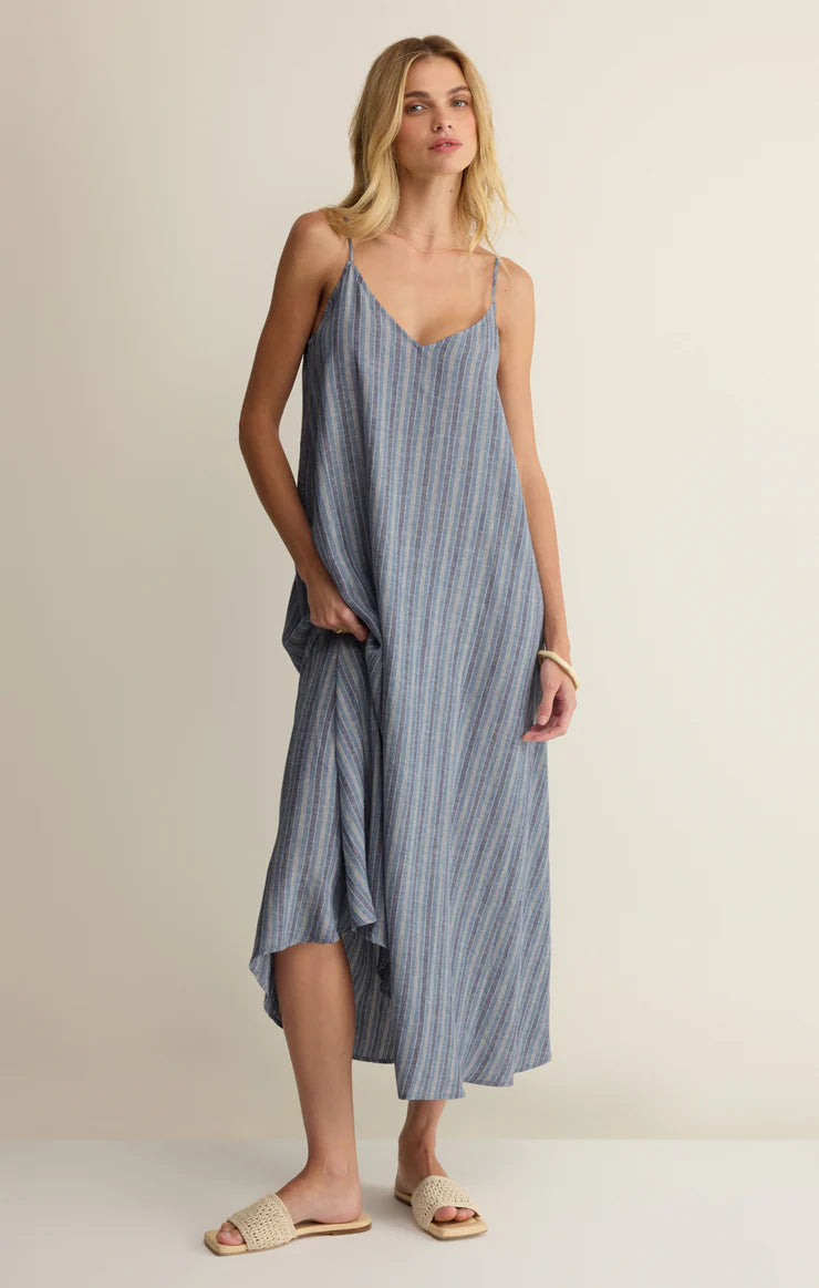 Zsupply Sandcomber Striped Midi Dress