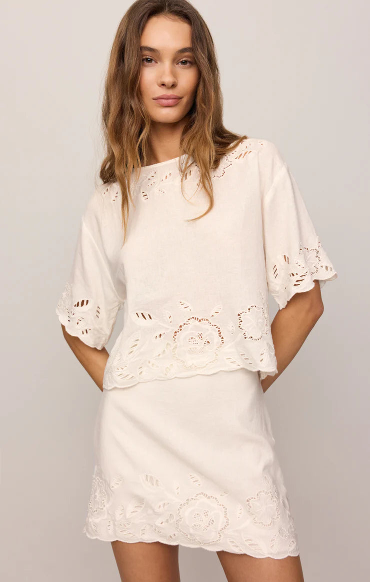 Zsupply Daya Embroidered Skirt