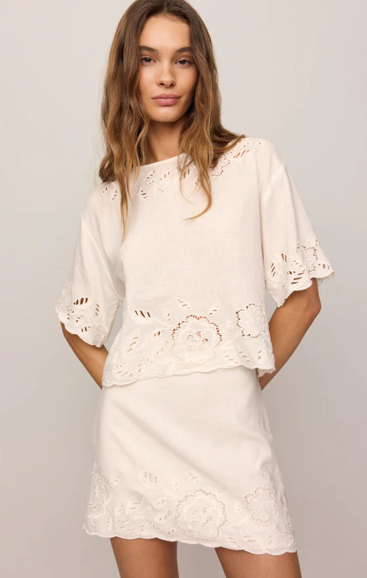 Zsupply Daya Embroidered Skirt