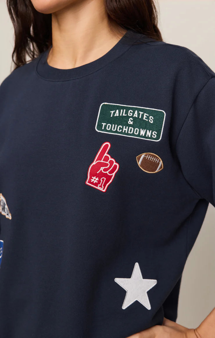 Zsupply Boyfriend Patch Sweatshirt