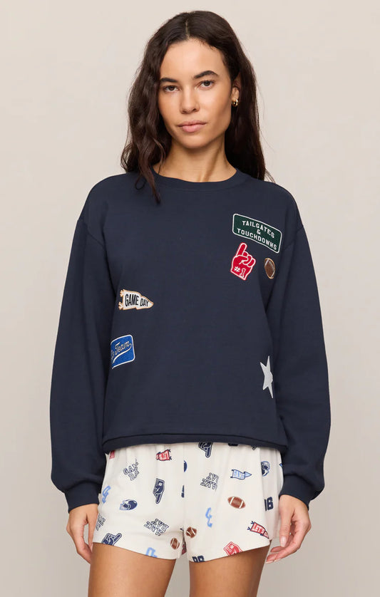 Zsupply Boyfriend Patch Sweatshirt